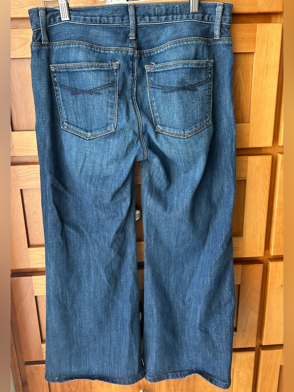 GAP Women's Blue Wide-Leg Denim Jeans
